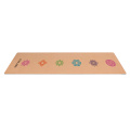 eco friendly wholesale custom custom design natural cork rubber anti-slip yoga mat